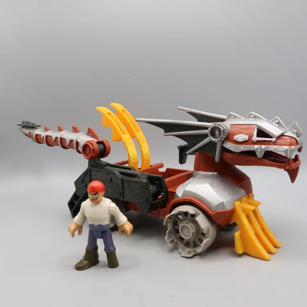 Imaginext Fisher Price Pirate Ship Peg Leg Captain Serpent Battle Wagon Medevil